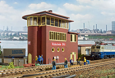 Vollmer 45767 HO Scale Rudesheim Interlocking Tower - Kit -- 7-1/4 x 3-1/8 x 7-5/16"  18.5 x 8 x 18.6cm
