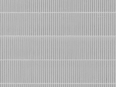 Vollmer 46027 HO Scale Textured Styrene Sheet -- Corrugated Iron