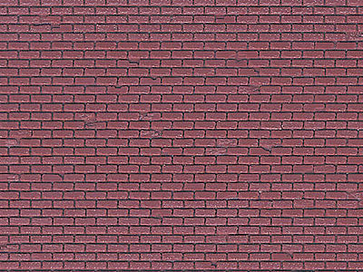 Vollmer 46028 HO Scale Textured Styrene Sheet -- Brick