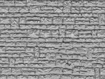 Vollmer 46031 HO Scale Building Material Sheets -- Stone Wall