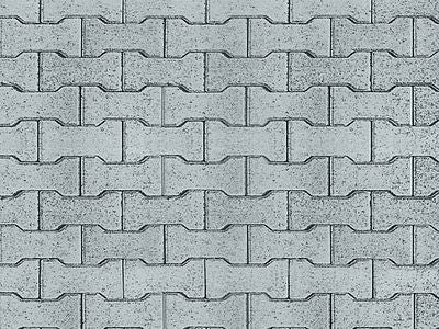 Vollmer 46054 HO Scale Stone Pattern Embossed Paper pkg(10) -- Concrete Stone