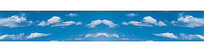 Vollmer 46112 All Scale Clouds Background Scene -- 108 x 20"  270 x 50cm