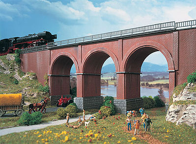 Vollmer 47313 N Scale Viaduct -- 6-13/16 x 1-3/8 x 2-13/16" 17 x 3.4 x 7cm
