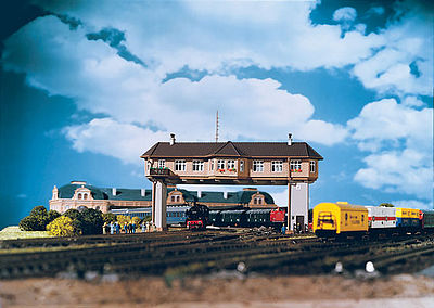 Vollmer 47603 N Scale Double Track Switch Tower -- 8 x 2-1/2" 20 x 6cm