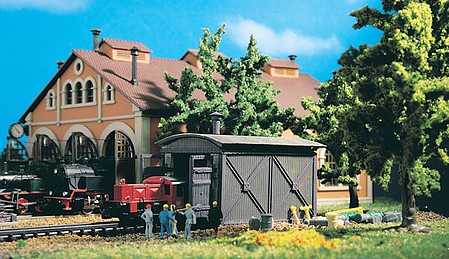 Vollmer 47610 N Scale Kof Switcher Locomotive Shed -- Kit - 2-5/8 x 1-9/16 x 1-5/8"  6.7 x 4 x 4.2cm