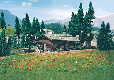 Vollmer 47743 N Scale Alpine Lodge -- 2 x 2-11/16" 5 x 6.8cm