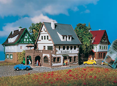 Vollmer 49545 Z Scale Village Inn -- 2-5/8 x 2"  6.6 x 5cm