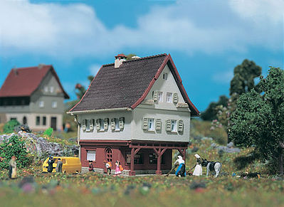 Vollmer 49552 Z Scale Small House -- 2 x 1-1/2 x 2-1/8"  5 x 3.8 x 5.3cm