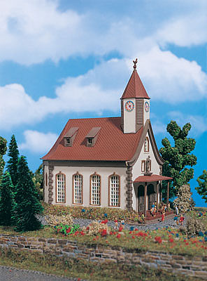 Vollmer 49560 Z Scale Village Church -- 4-9/16 x 3"  11.6 x 7.7cm