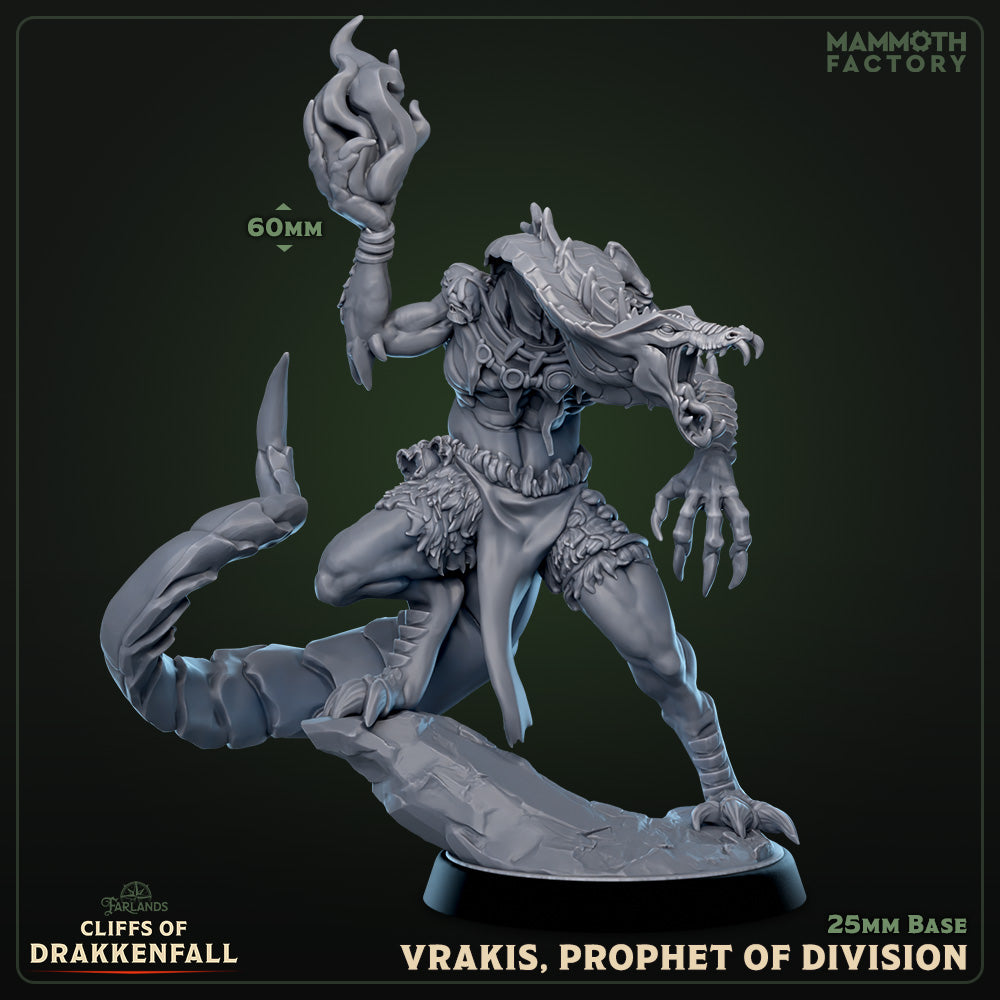 Vrakis, Prophet of Division (Male Dragonborn Mage)