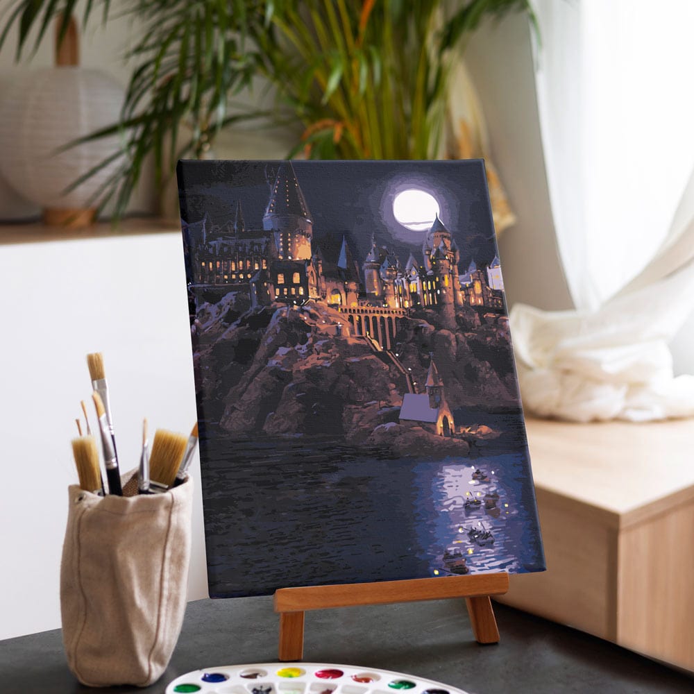 Boats To Hogwarts - Paint By Numbers Kit
