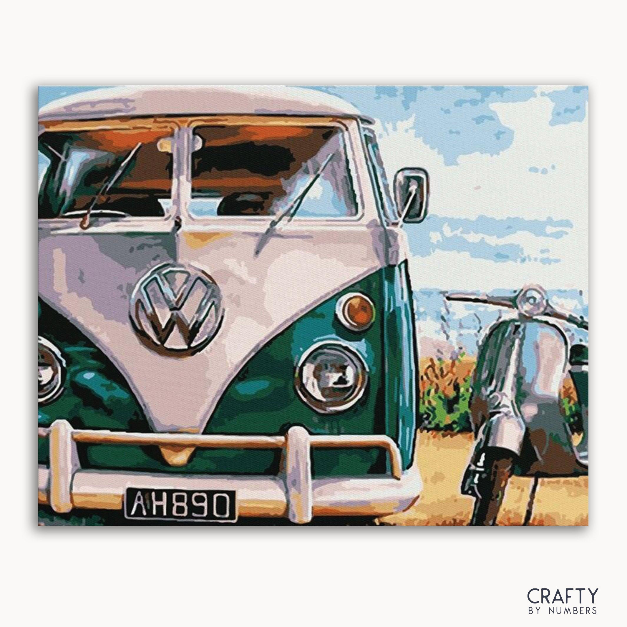 VW Van With Scooter