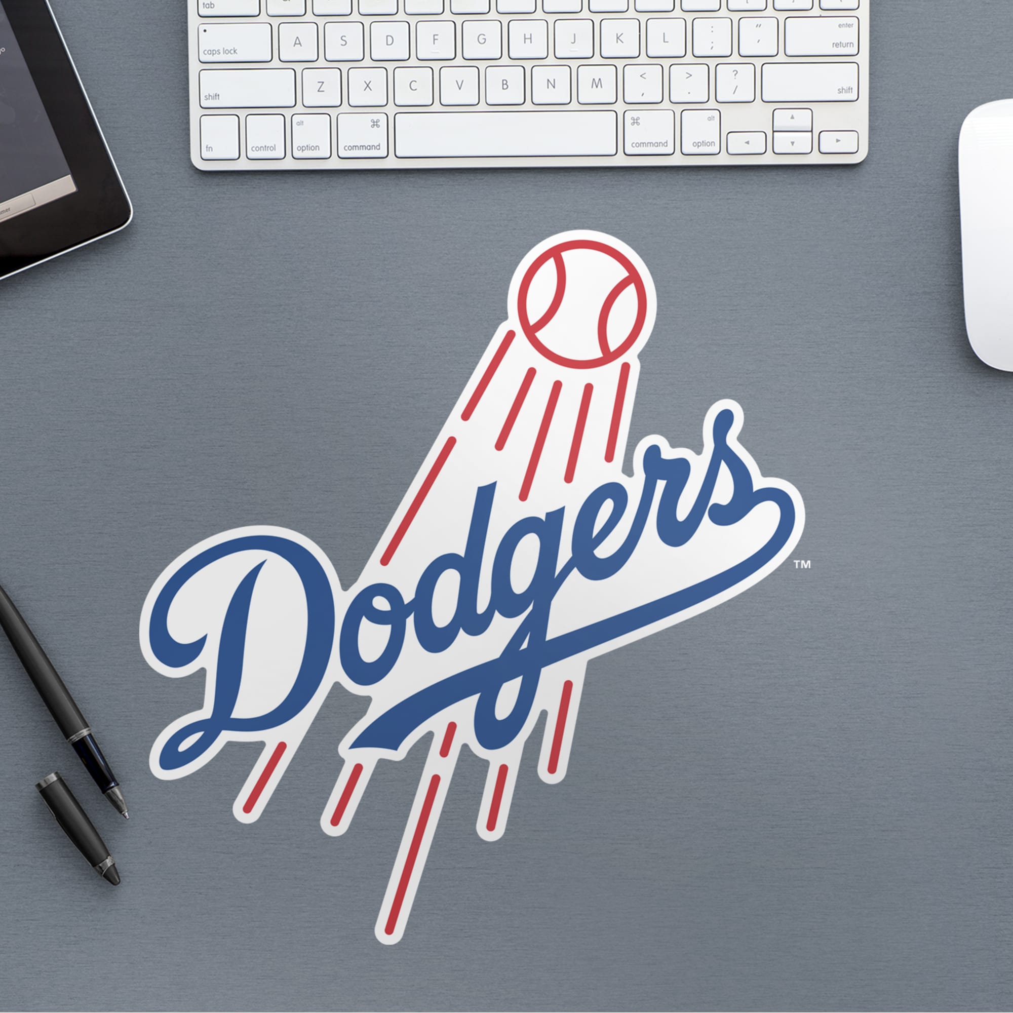 Los Angeles Dodgers - RealBig Logo Collection - Official MLB - Reusable Vinyl Wall Decals