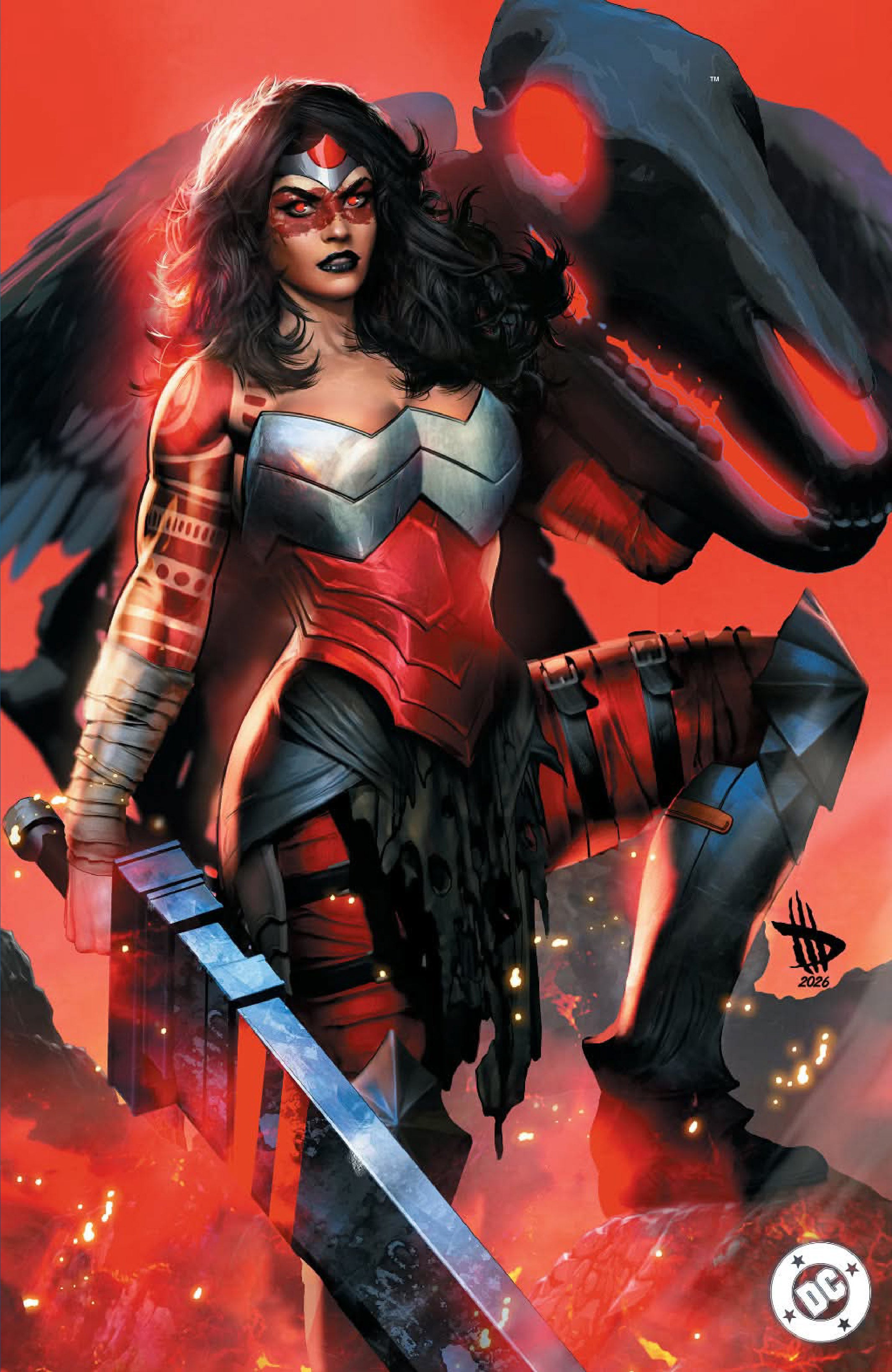 ABSOLUTE WONDER WOMAN #20 DAVE WILKINS EXCLUSIVE VIRGIN WAR PAINT VAR (06/17/2026)
