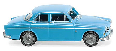 Wiking 22804 HO Scale 1956 Volvo Amazon - Assembled -- Light Blue