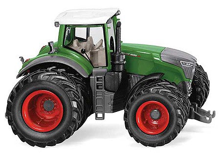 Wiking 36162 HO Scale Fendt 1050 Vario Tractor with Twin Tires - Assembled -- Green, Gray, Red