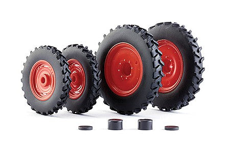 Wiking 77395 1/32 Scale Row Crop Wheels for Claas Arion 400 Series Farm Machinery -- 1 Set