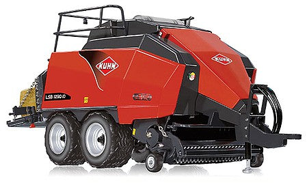 Wiking 77819 11689 Scale Kuhn LSB 1290 iD High-Density Baler - Assembled -- Orange, Black