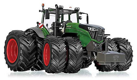 Wiking 77830 11689 Scale Fendt 1050 Vario Tractor with Twin Tires - Assembled -- Green, Gray, Red