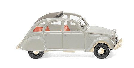 Wiking 80914 HO Scale 1963-1983 Citroen 2 CV Station Wagon - Assembled -- Gray