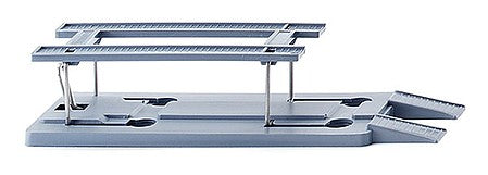 Wiking 85098 HO Scale Hydraulic Vehicle Lift Platform - Assembled -- Powder Blue