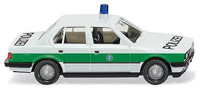 Wiking 86429 HO Scale BMW 320i Sedan - Assembled -- Police/DRK (German Red Cross, green, white, German Lettering)