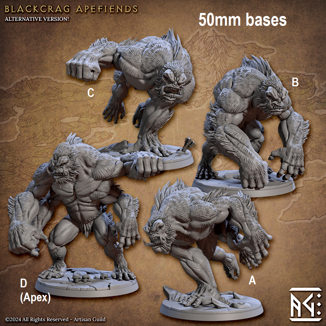 Wild Blackcrag Apefiends