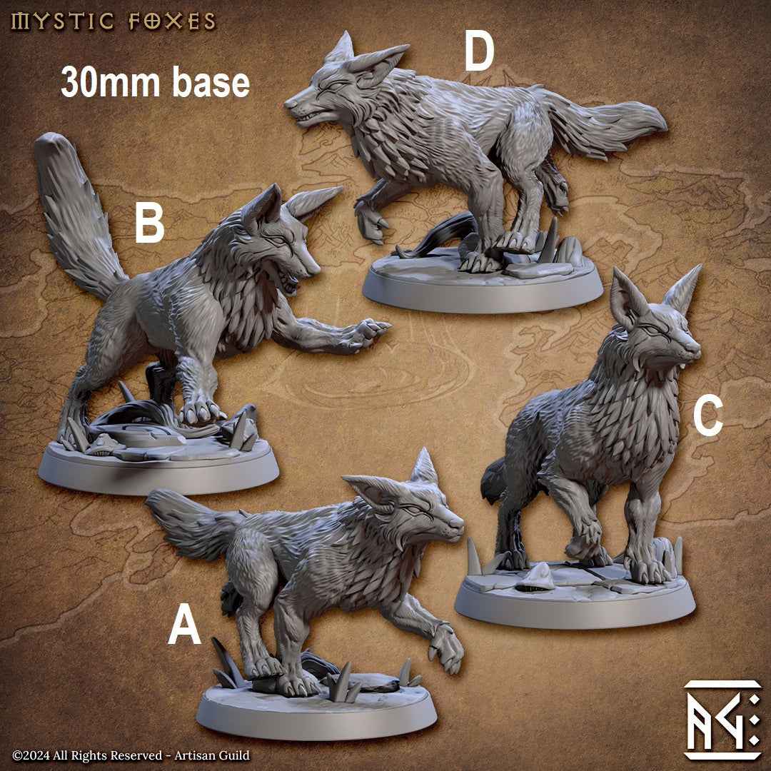 Wild Mystic Foxes