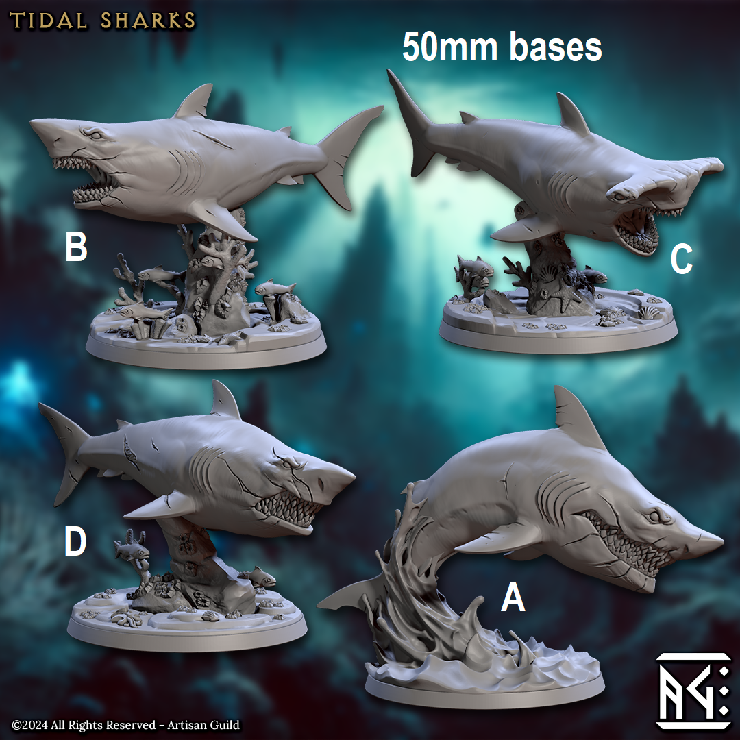Wild Tidal Sharks