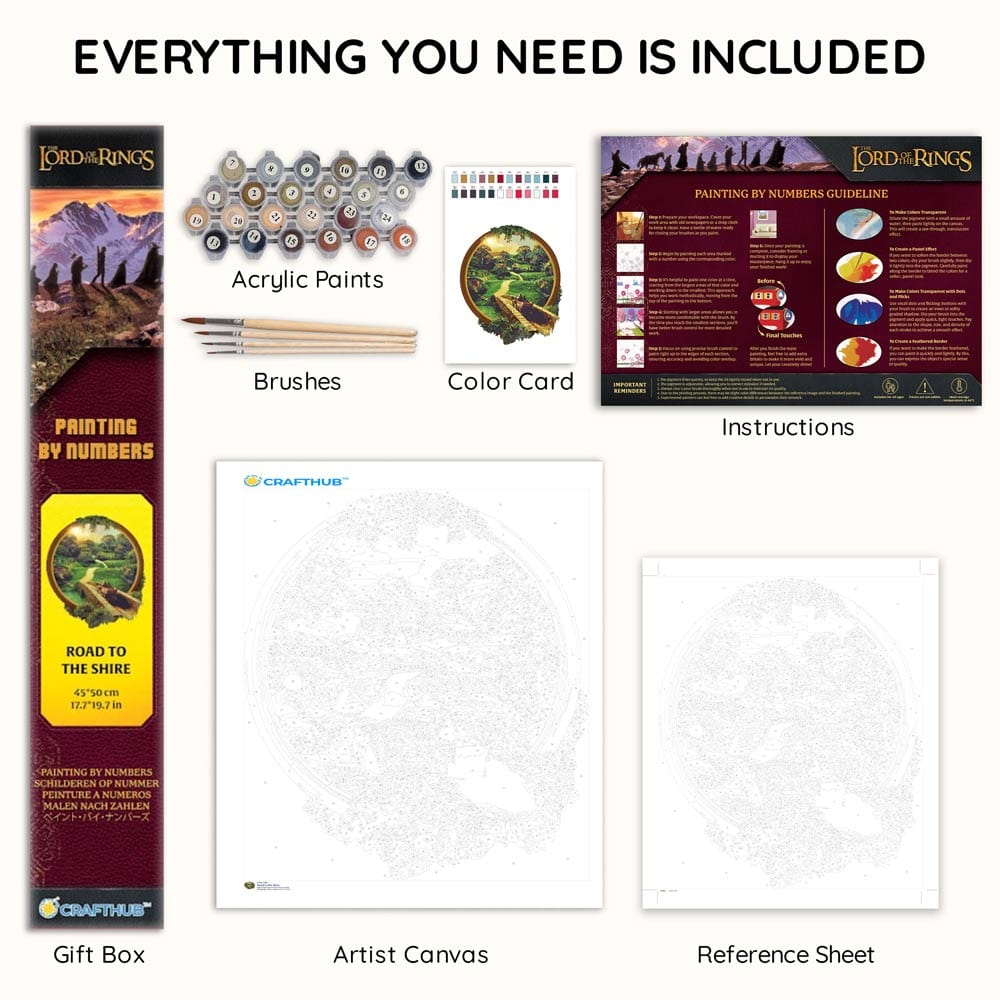 Road to the Shire - Paint By Numbers Kit