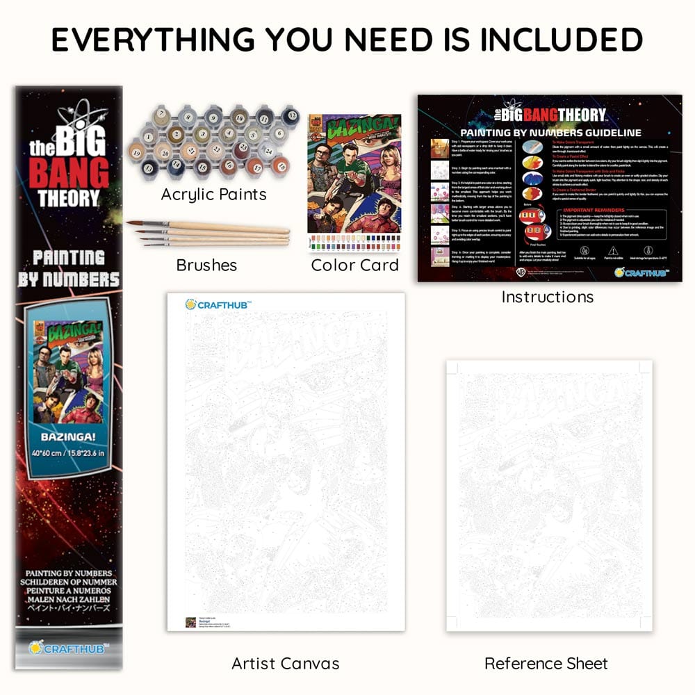 Bazinga! - Paint By Numbers Kit