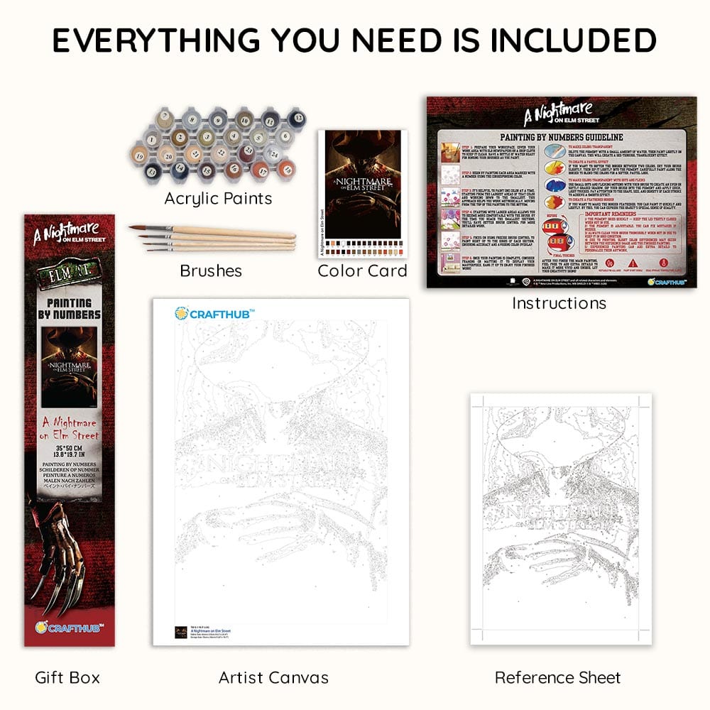 A Nightmare on Elm Street - Paint By Numbers Kit