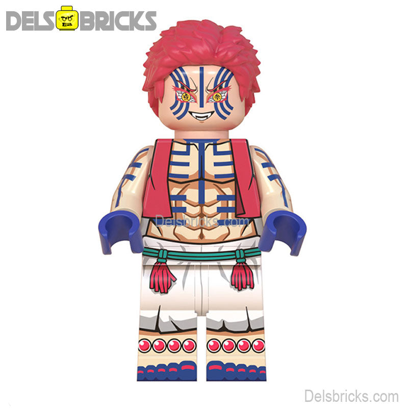 Akaza Demon Anime Slayer Custom Lego Star Wars Minifigures Toys