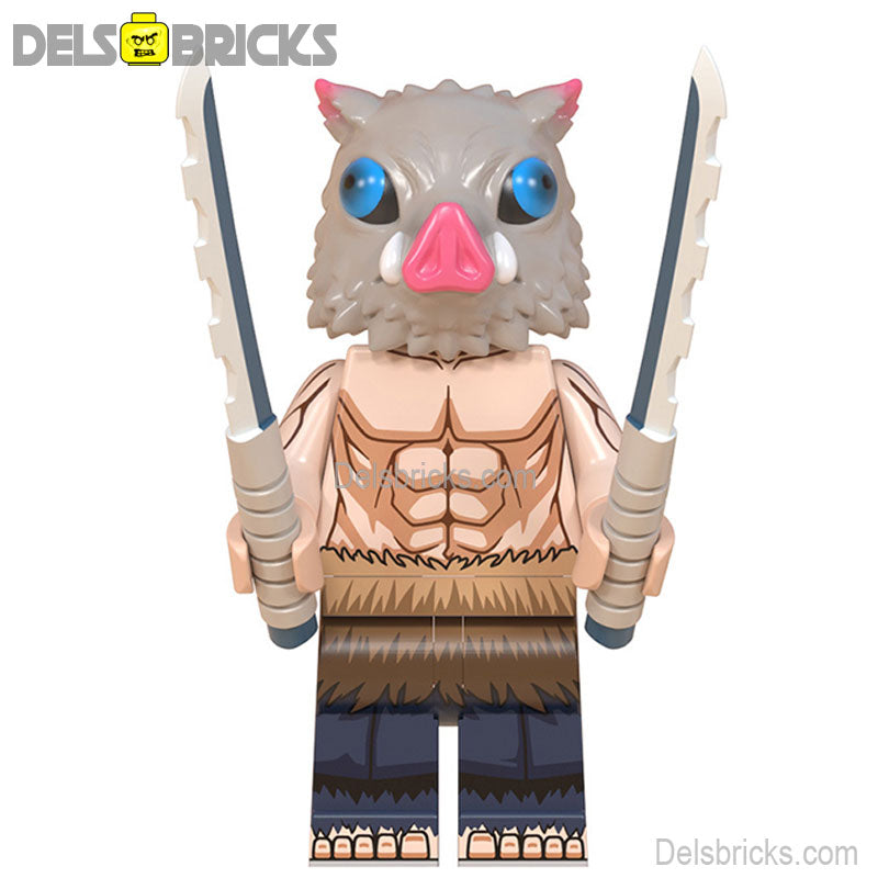 Hashibira Inosuke Demon Anime Slayer Custom Lego Star Wars Minifigures Toys