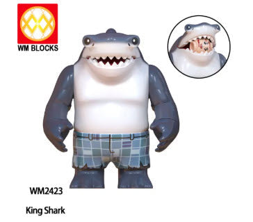 King Shark from Suicide Squad Custom Minifig
