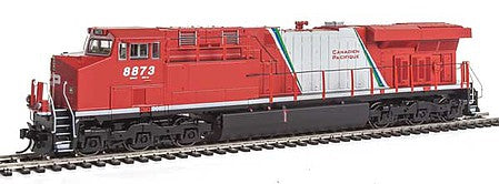 Walthers Mainline 910-10166 HO Scale GE ES44AC Evolution Series GEVO - Standard DC -- Canadian Pacific #8873 (red, white, green; Ex-Vancouver 2010 Scheme, Bilingual