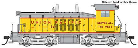 Walthers Mainline 910-10663 HO Scale EMD SW7 - Standard DC -- Union Pacific(R) #1817 (Armour Yellow, gray, red)