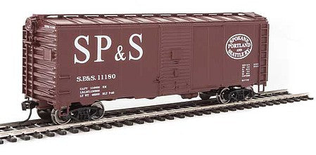 Walthers Mainline 910-1351 HO Scale 40' Association of American Railroads 1944 Boxcar - Ready to Run -- Spokane, Portland & Seattle #11180