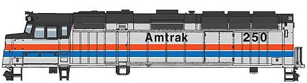 Walthers Mainline 910-19463 HO Scale EMD F40PH ESU Sound and DCC Amtrak(R) #250