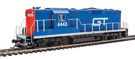 Walthers Mainline 910-20465 HO Scale EMD GP9 Phase II with High Hood - ESU(R) Sound and DCC -- Grand Trunk Western #4443
