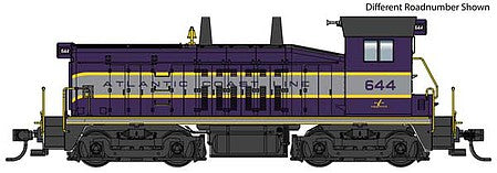 Walthers Mainline 910-20652 HO Scale EMD SW7 - ESU Sound & DCC -- Atlantic Coast Line #650 (purple, silver, yellow)