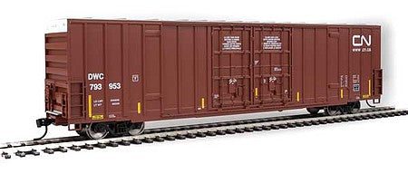 Walthers Mainline 910-2986 HO Scale 60' High-Cube Plate F Boxcar - Ready to Run -- Canadian National #793953 - DWC reporting marks