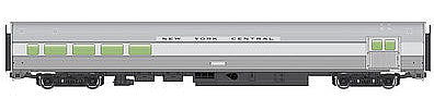 Walthers Mainline 910-30055 HO Scale 85' Budd Baggage-Lounge - Ready to Run -- New York Central (silver)