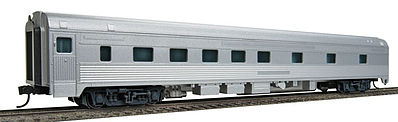 Walthers Mainline 910-30100 HO Scale 85' Budd 10-6 Sleeper - Ready to Run -- Painted, Unlettered (silver)