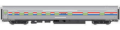 Walthers Mainline 30101 HO Scale 85' Budd 10-6 Sleeper - Ready to Run -- Amtrak