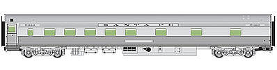 Walthers Mainline 30102 HO Scale 85' Budd 10-6 Sleeper Santa Fe