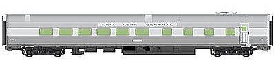 Walthers Mainline 910-30155 HO Scale 85' Budd Diner - Ready to Run -- New York Central (silver)