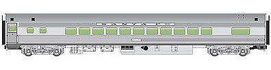 Walthers Mainline 30202 HO Scale 85' Budd Small-Window Coach Santa Fe