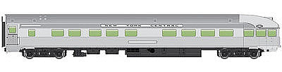 Walthers Mainline 30355 HO Scale 85' Budd Observation - New York Central