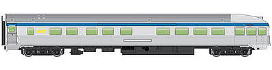 Walthers Mainline 30359 HO Scale 85' Budd Observation Via Rail Canada